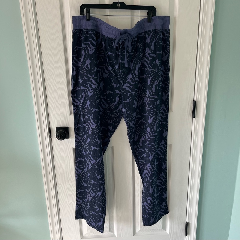 Majestic International Men’s Botanical Foliage Lounge Pajama Pants Size XXL NEW